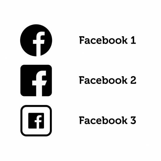 Facebook Aufkleber