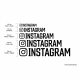 Instagram Aufkleber